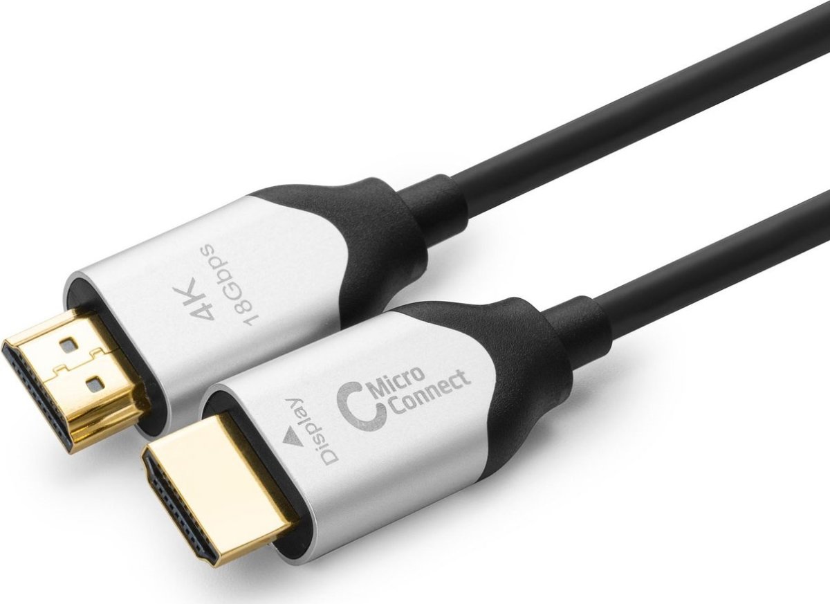 MicroConnect Premium Optic Fiber HDMI kabel, 20m