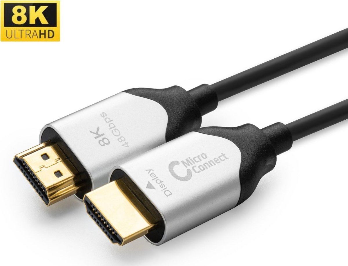 MicroConnect Premium Fiber 8K HDMI kabel, 15m