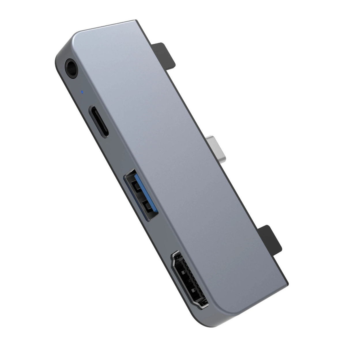 Hyper 4-i-1 USB-C Hub til iPad, grå