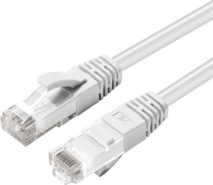 MicroConnect CAT6 U/UTP netværk kabel, 2m, hvid