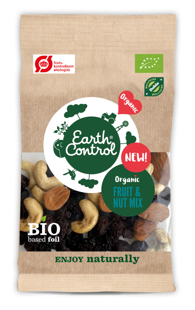 Earth Control økologisk Frugt- & Nøddemix, 30 g