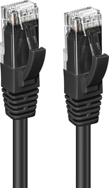 MicroConnect CAT6 UTP netværk kabel, 10m, sort