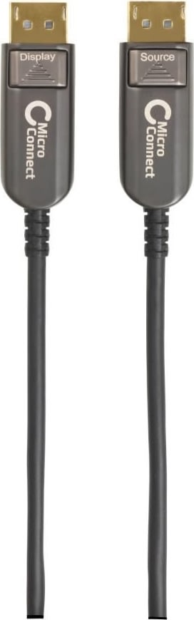 MicroConnect Fiber DisplayPort 1.4 kabel, 20m