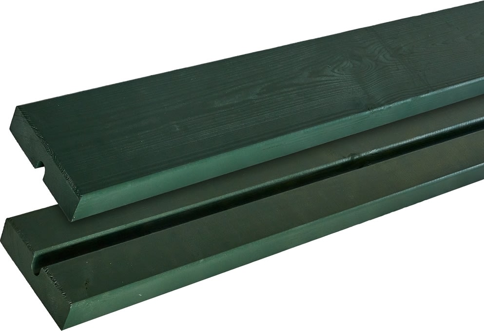 Plus Zigma bord-bænkesæt m/1 ryglæn, Grøn, 392 cm