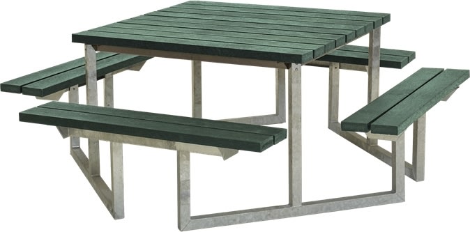 Plus Twist bord/bænkesæt, ReTex, Grøn, 204 cm