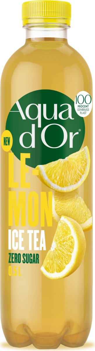 Aqua d'or Ice Tea m. lemon, sukkerfri 0,5 L