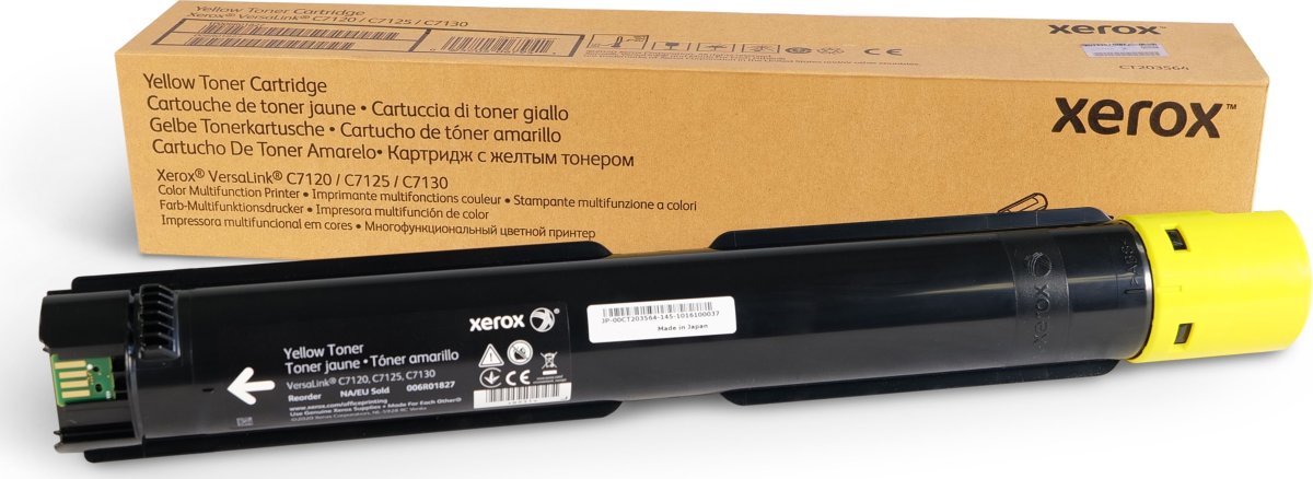 Xerox VersaLink C7100 Toner, 18.000 sider, gul