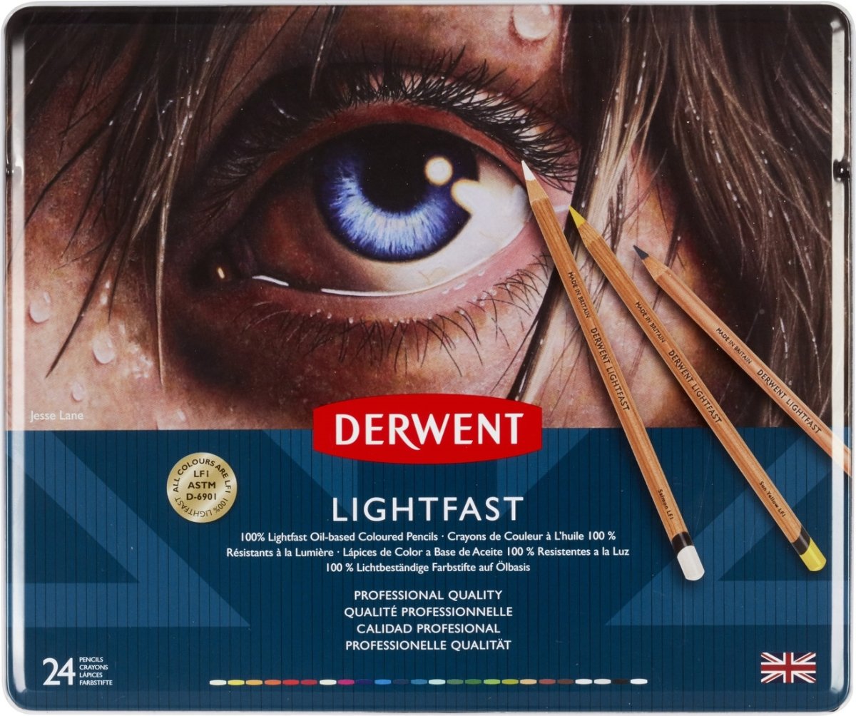 Derwent Lightfast Farveblyanter | 24 farver
