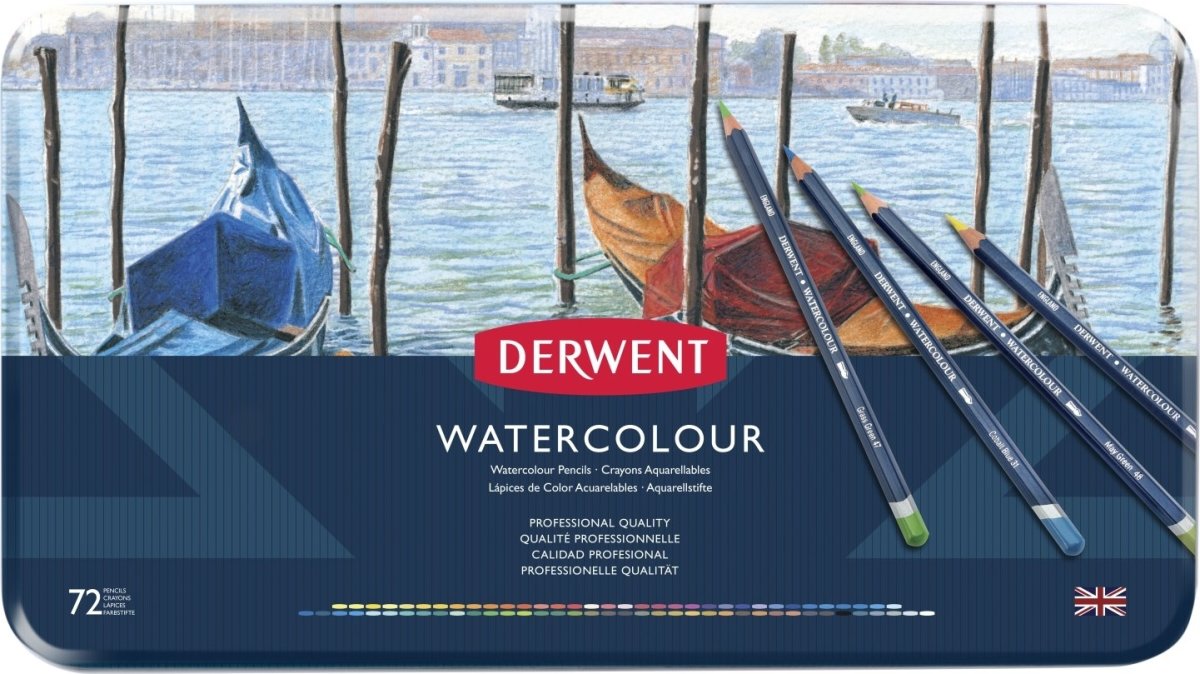 Derwent Watercolour Farveblyanter | 72 farver