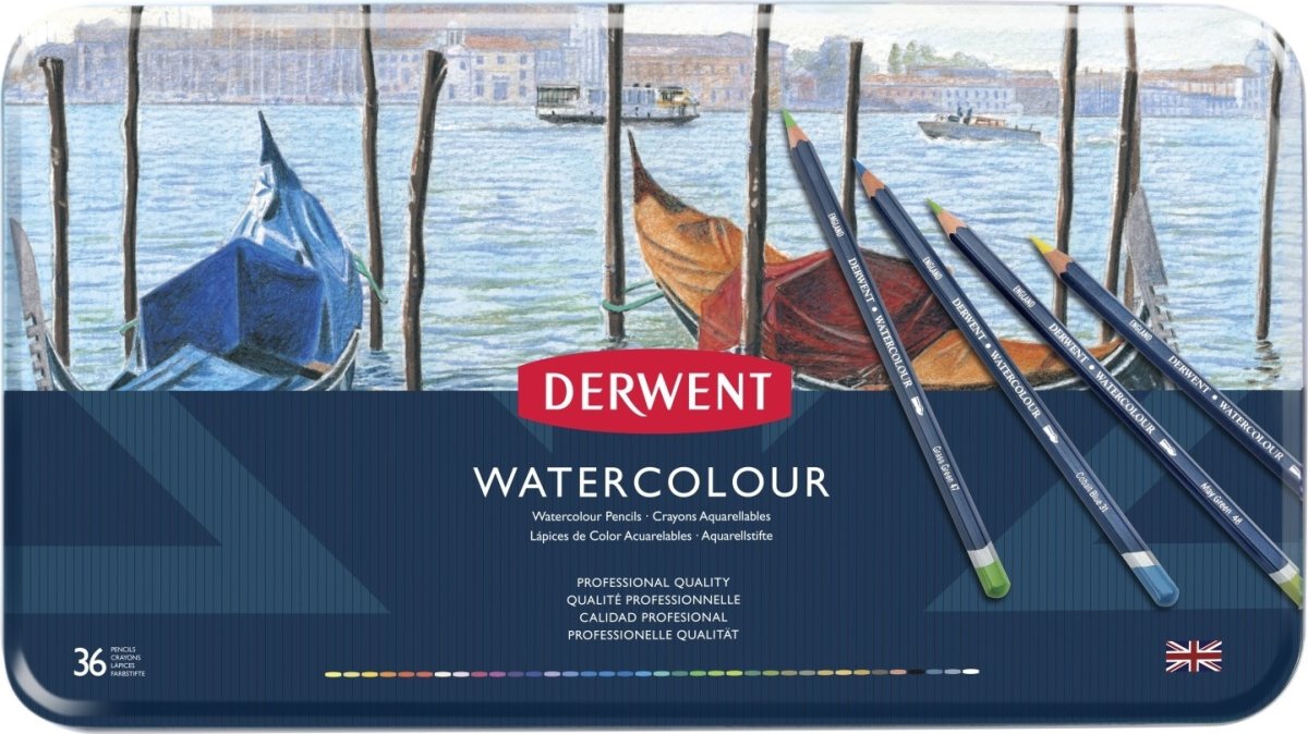Derwent Watercolour Farveblyanter | 36 farver