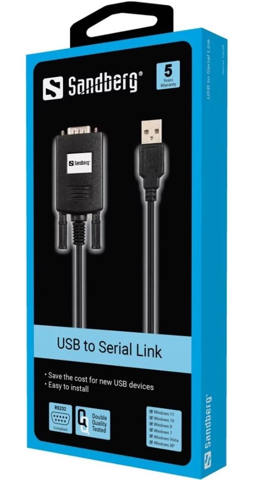 Sandberg 133-08 USB til Seriel Link | Lomax