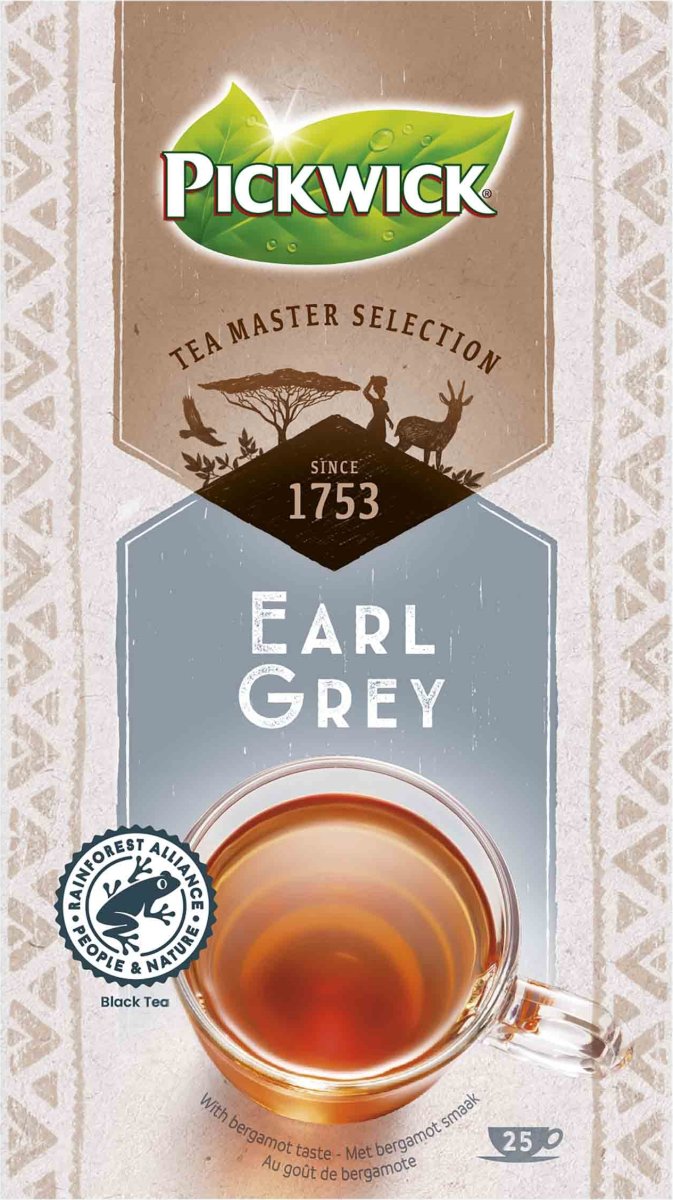 Pickwick Master Selection Earl Grey te, 25 breve