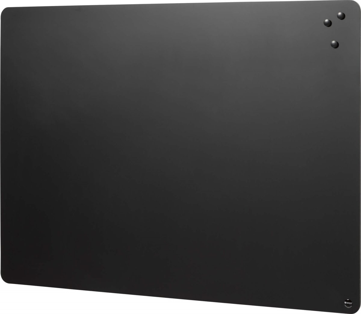 Naga magnetisk kridtavle u/ramme, 117x87 cm, sort