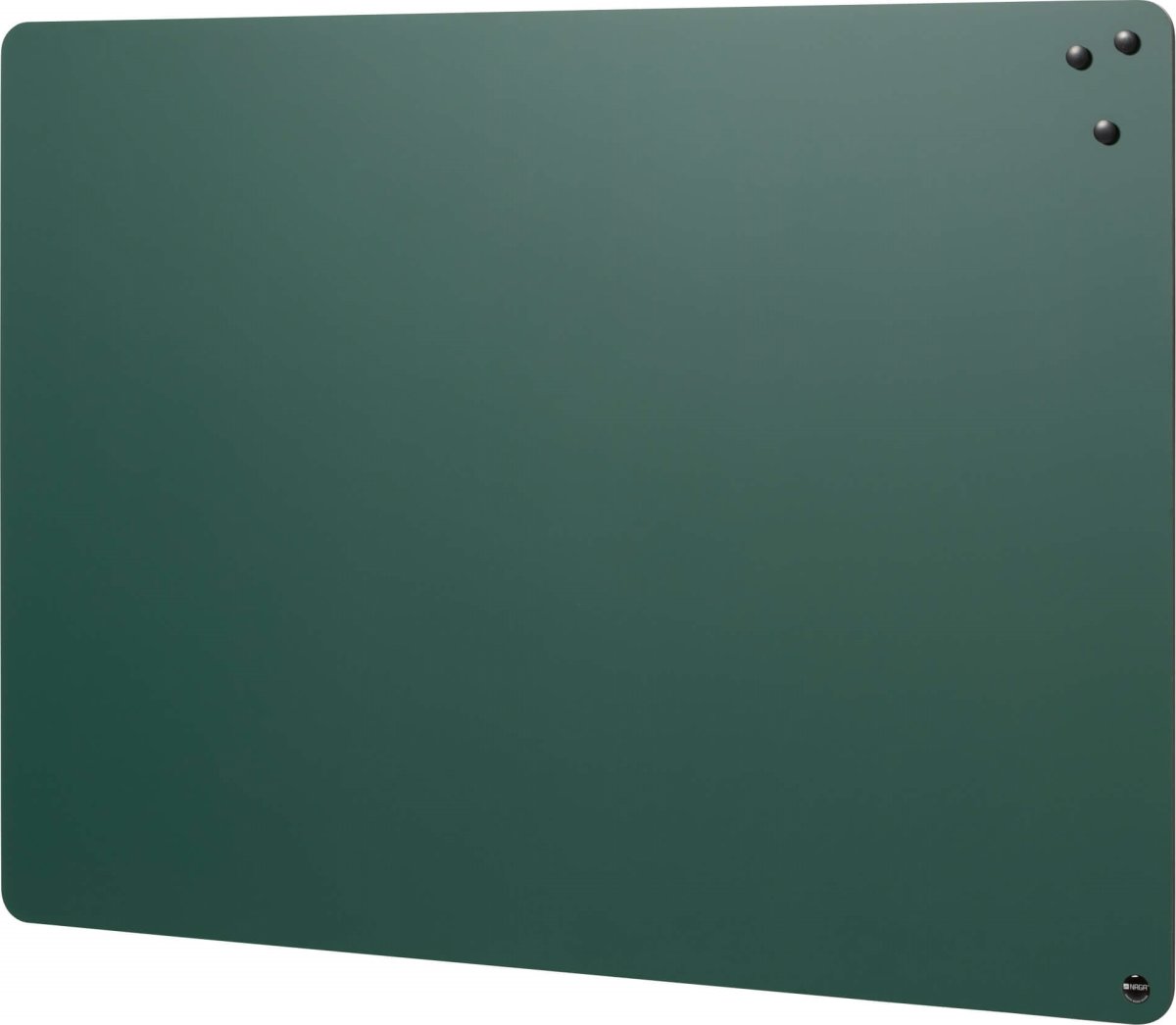 Naga magnetisk kridtavle uden ramme, 57x45cm, grøn