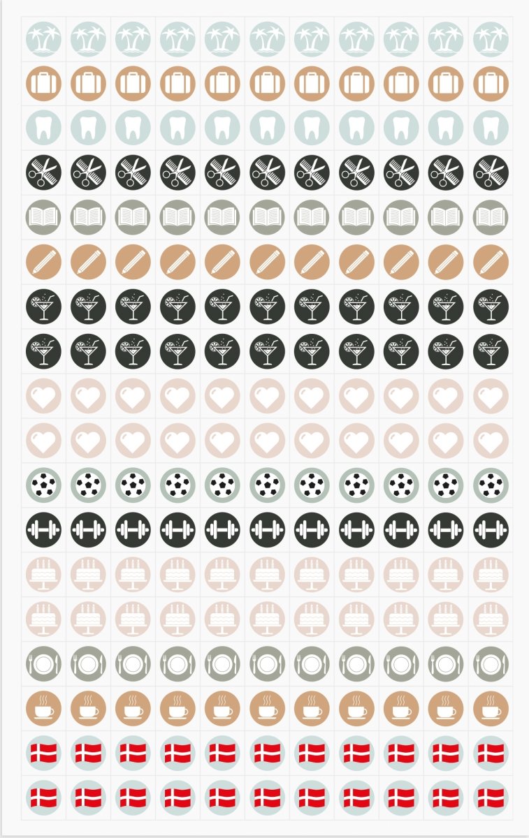Mayland 2024 Spiralkalender | Tekstilpræg | 1 dag