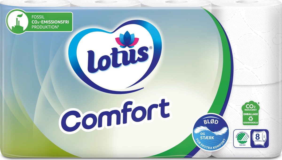 Lotus Comfort Toiletpapir | 3-lags | 7 x 8 ruller