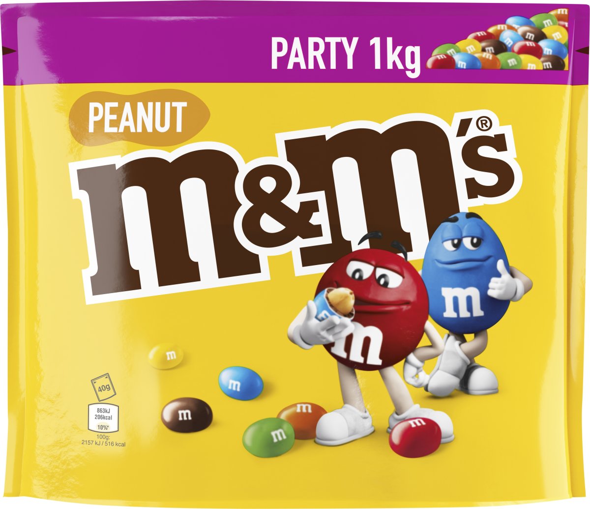 M&M's Party Peanut, 1 kg