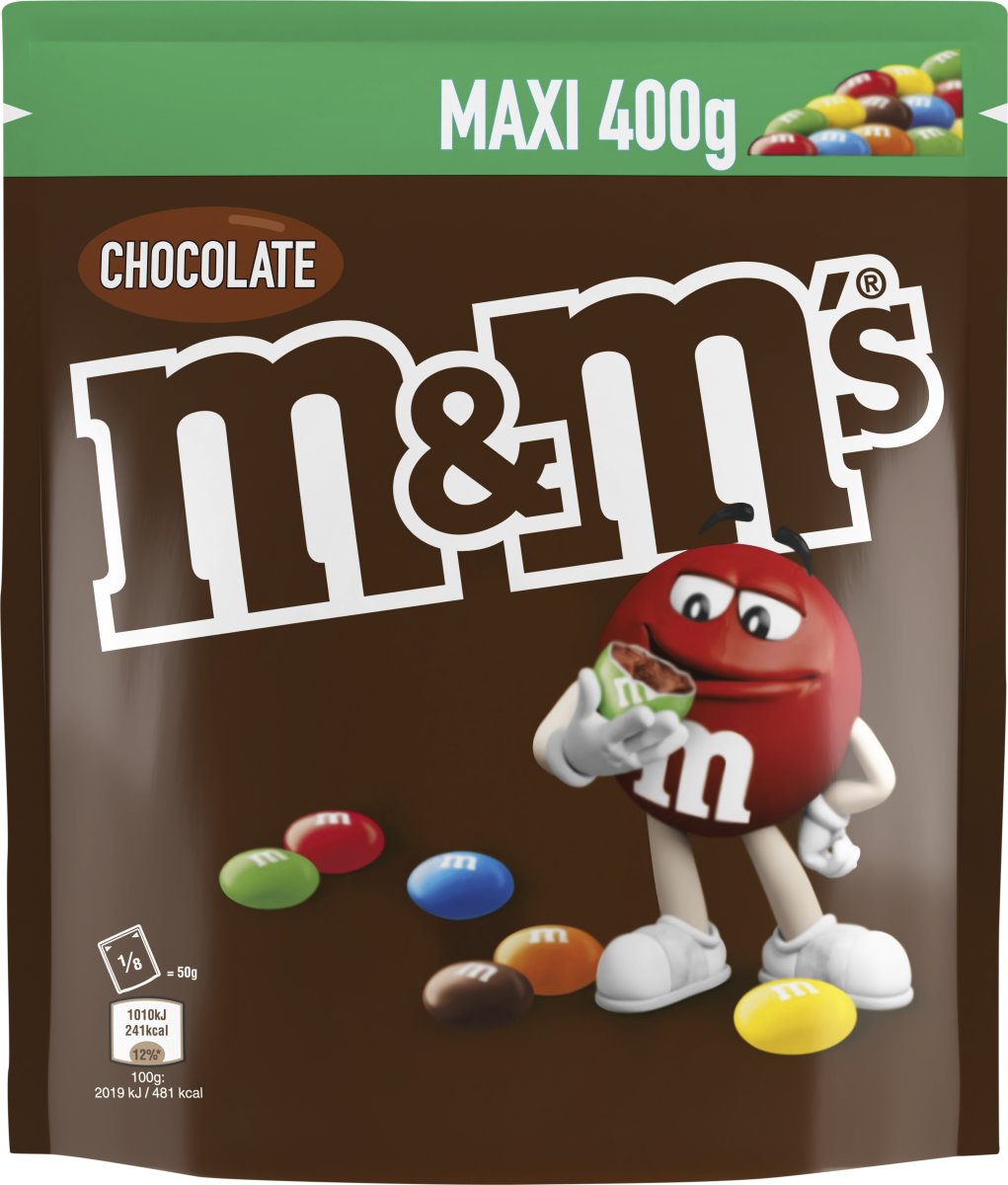 M&M's Maxi Chokolade, 400 g
