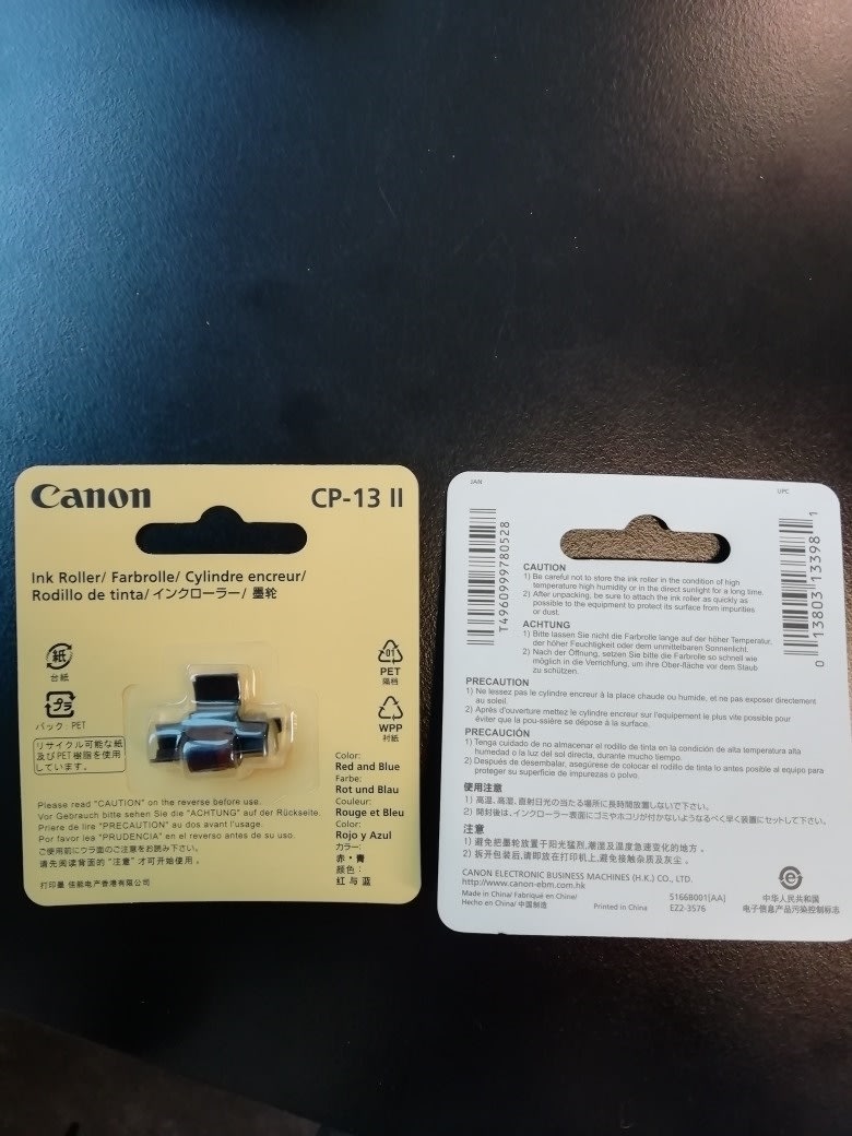 Canon CP-13 IR 40T farvebånd blå/rød