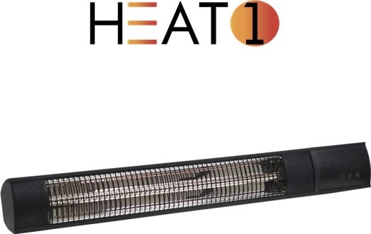 HEAT1 eco pro-line 2000W, Sort