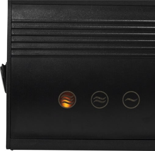 HEAT1 eco pro-line 2000W, Sort