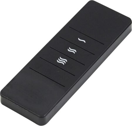 HEAT1 eco pro-line 2000W, Sort