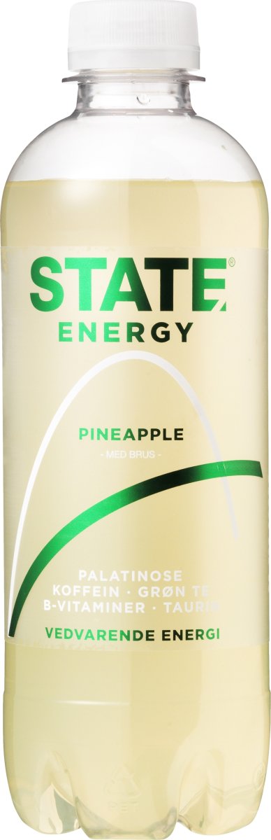 STATE Sparkling energidrik | Pinapple | 0,4 l
