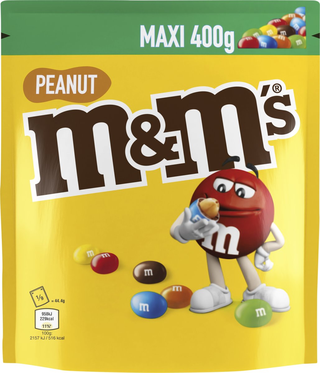 M&M's Maxi peanut, 400 g