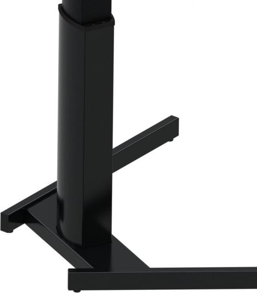 Compact Hæve/Sænkebord, 117x90cm, hjerte, bøg/sort