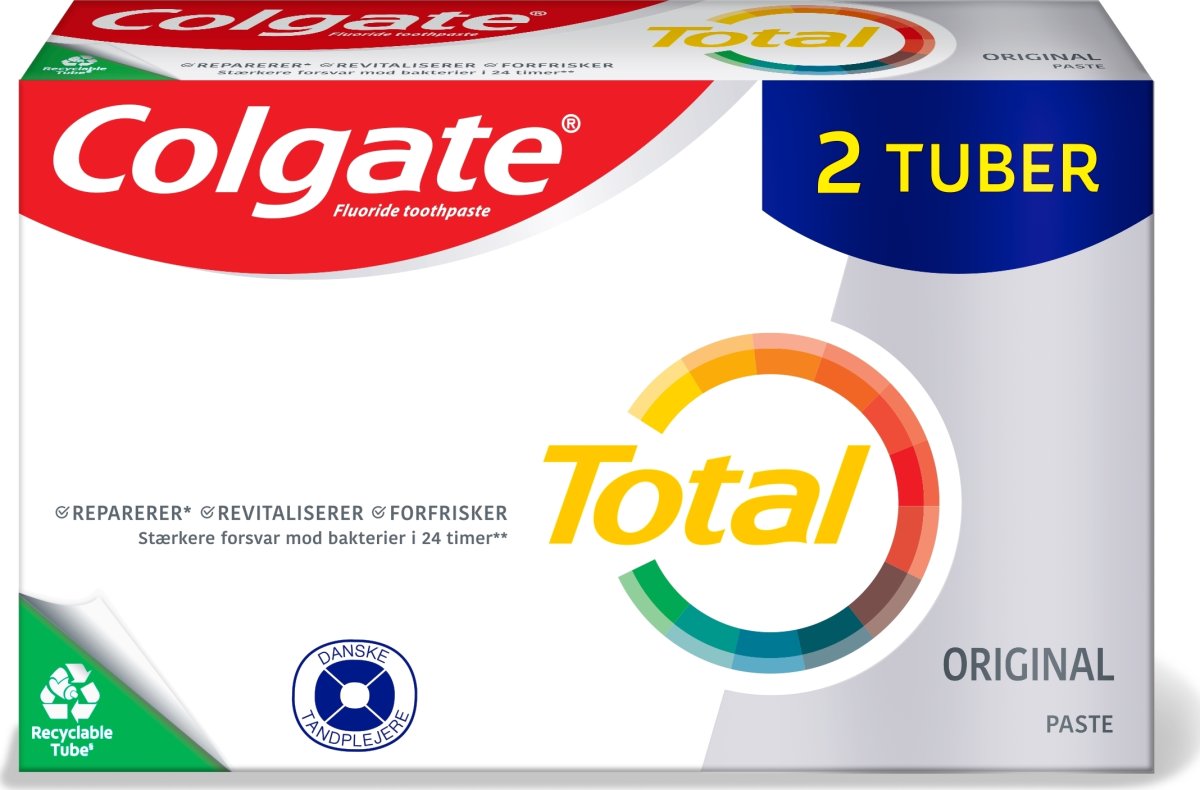 Colgate Tandpasta | Total original | 2x50 ml