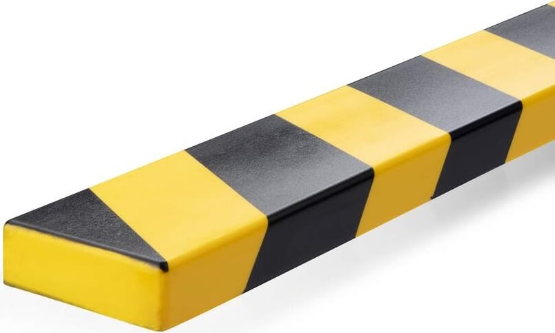 Durable vægbeskytter S20, gul/sort, 5.stk