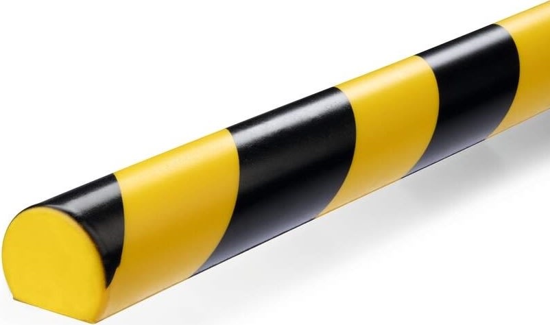 Durable vægbeskytter S30R, gul/sort, 5.stk