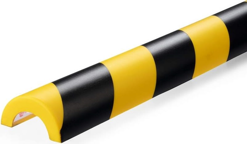 Durable rørbeskytter P30, gul/sort, 5.stk