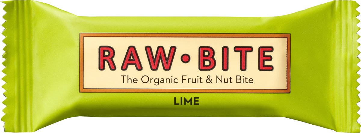 Rawbite Lime Snackbar, 50 g