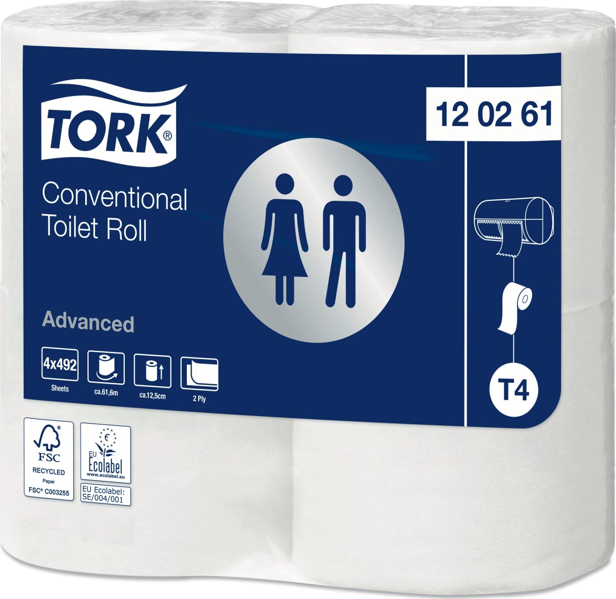 Tork T4 Advanced Toiletpapir | 2-lag | 24 rl