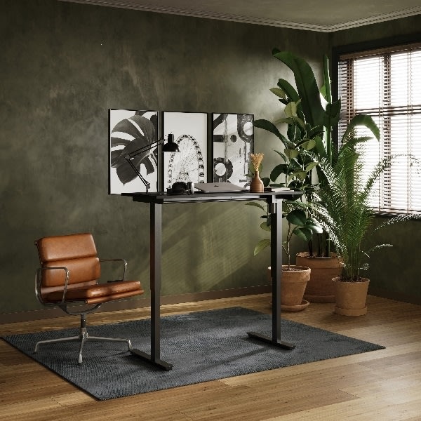 HeighTivity Hæve-/sænkebord, 52x120 cm, sort