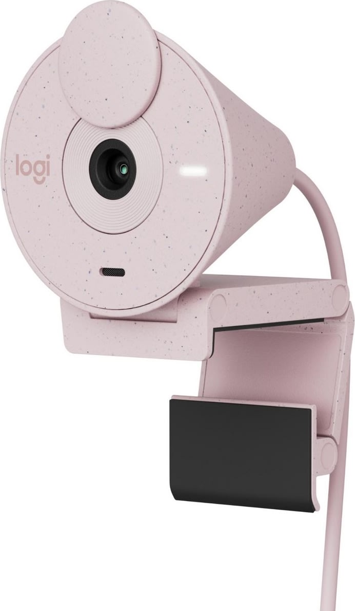 Logitech Brio 300 Full HD Webcam, rosa