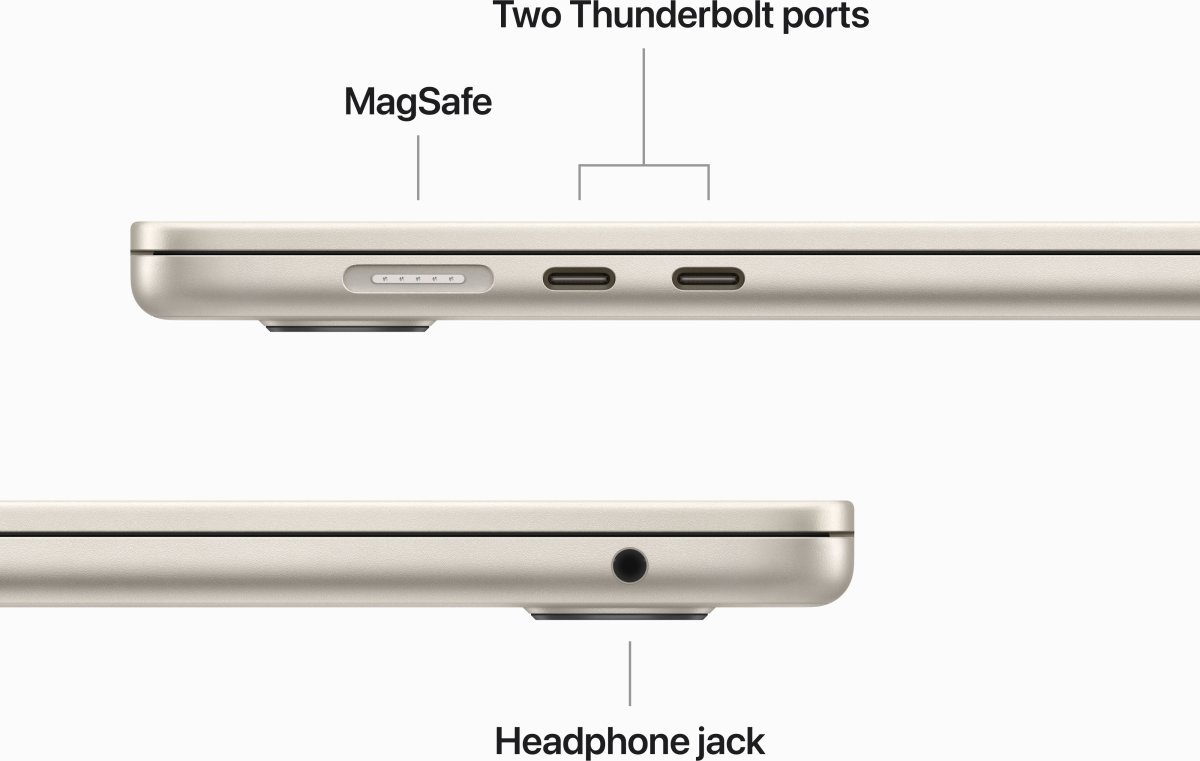 Apple MacBook Air 2023 M2 15", 512GB, stjerneskær