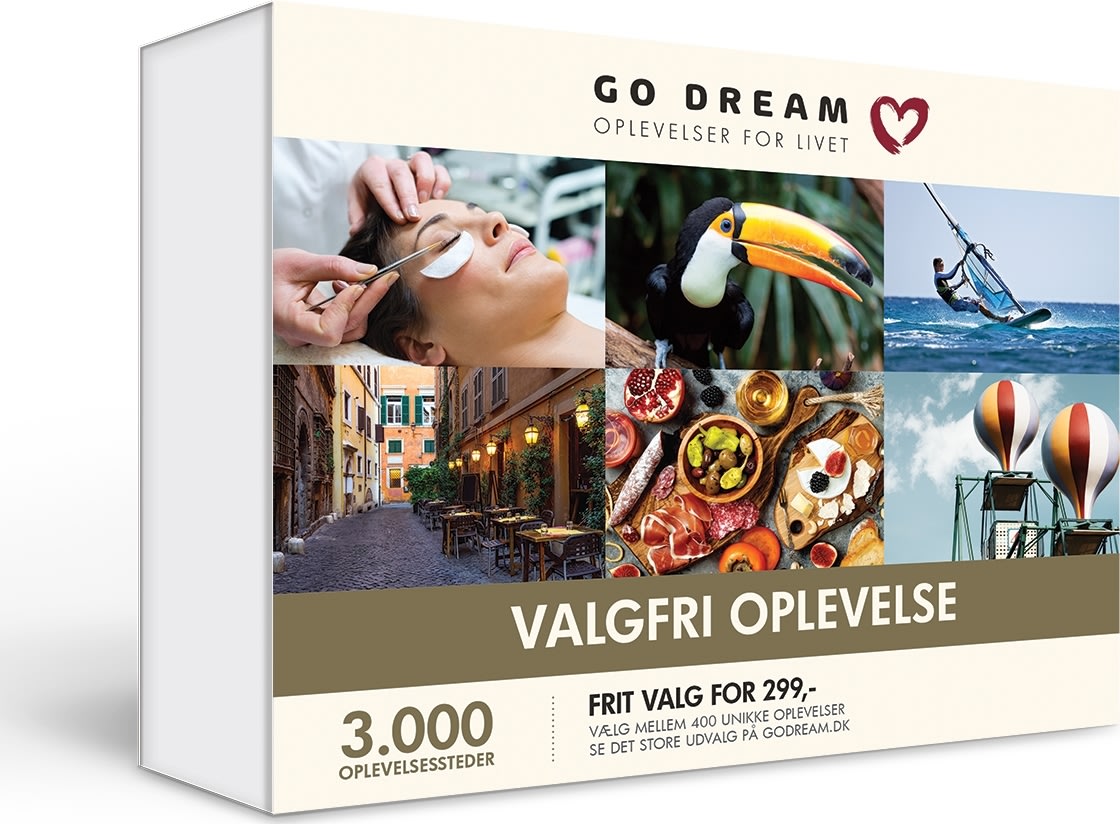 Go Dream Oplevelsesgavekort - Sølv, E-gavekort