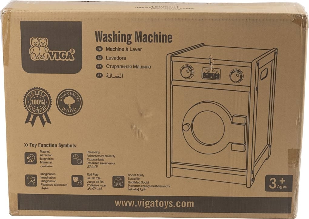 VIGA Legetøjs vaskemaskine