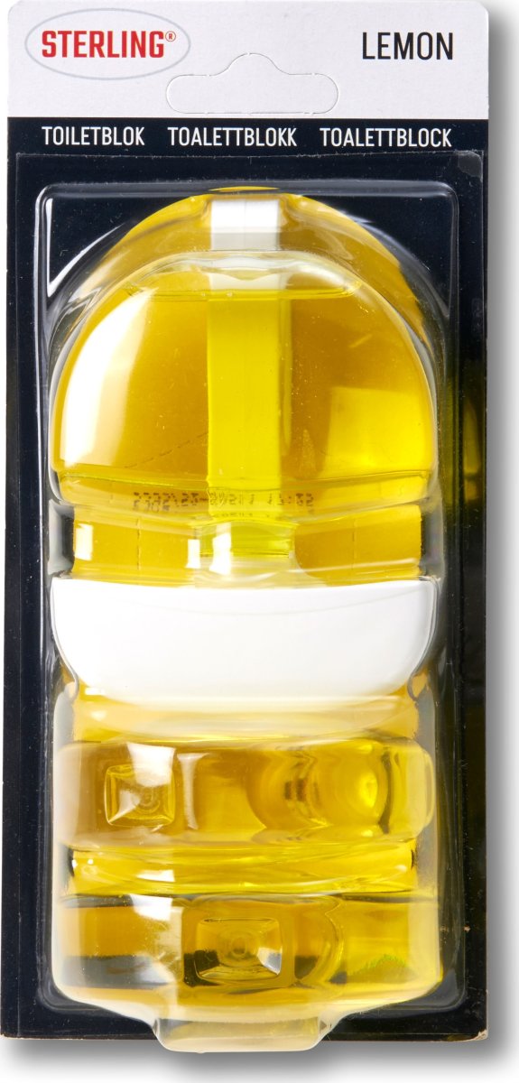 Sterling WC-blok, Lemon, 1 stk. inkl. 2 refills