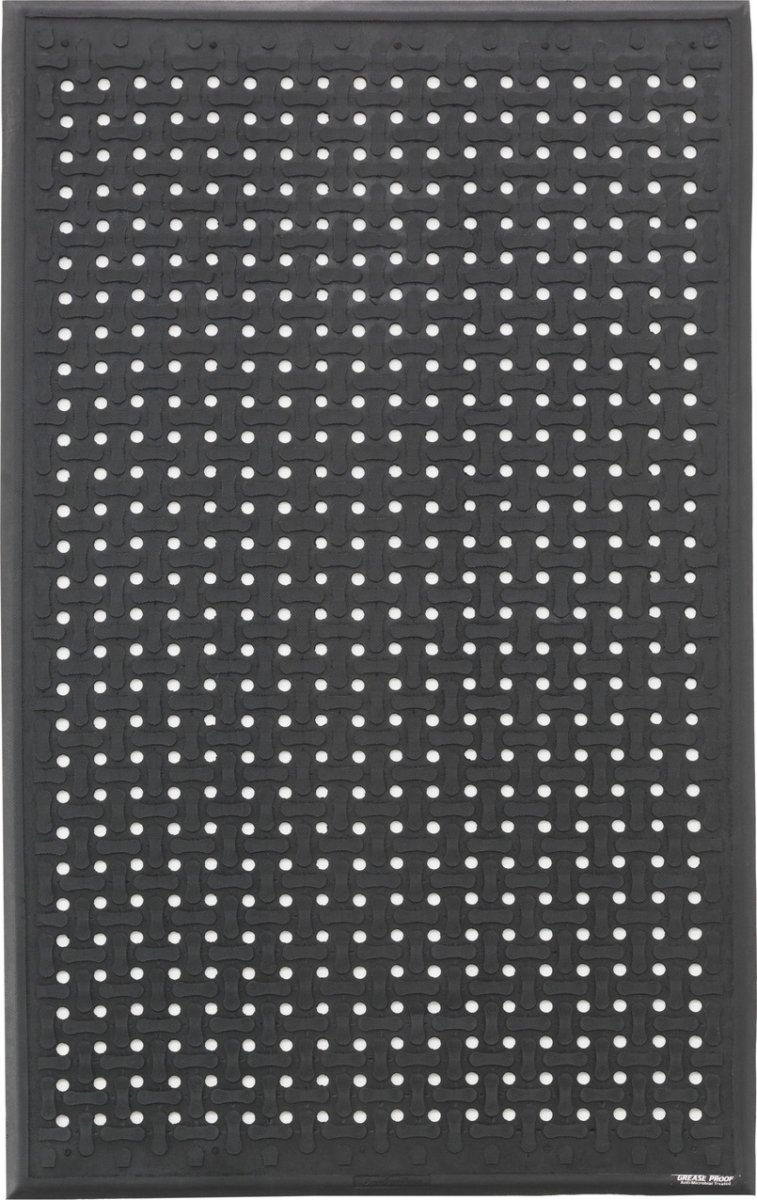 Matting Måtte, Comfort Flow, sort, 96 x 66 cm