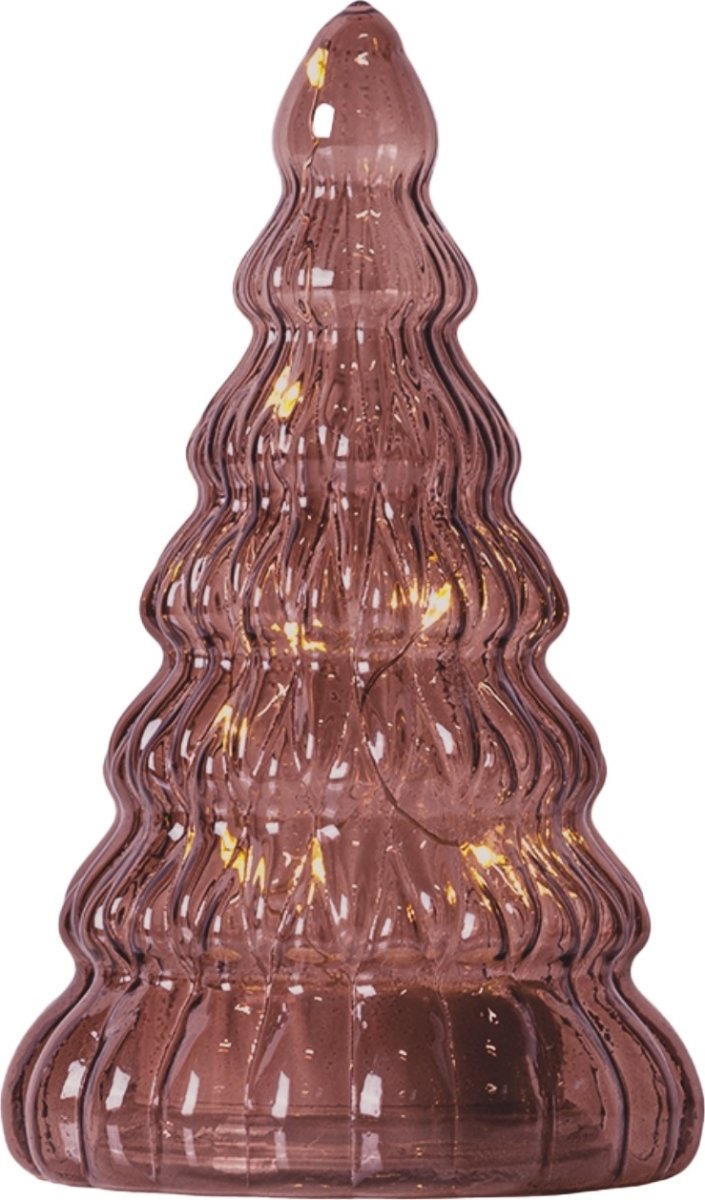 Sirius Lucy Juletræ, LED, H16,5 cm, Bordeaux