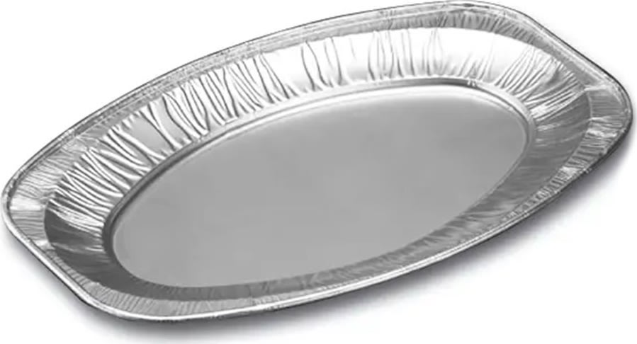 Serveringsfad, Aluminium, 35x24 cm, 3 stk.