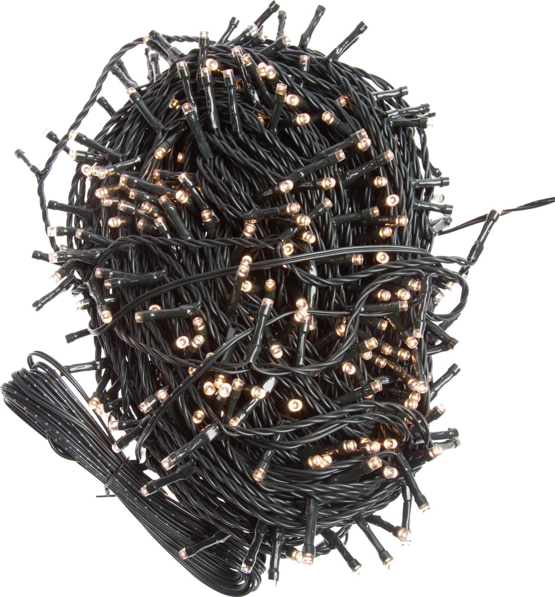 Lyskæde, 400 LED, L 39,9 m, varm hvid