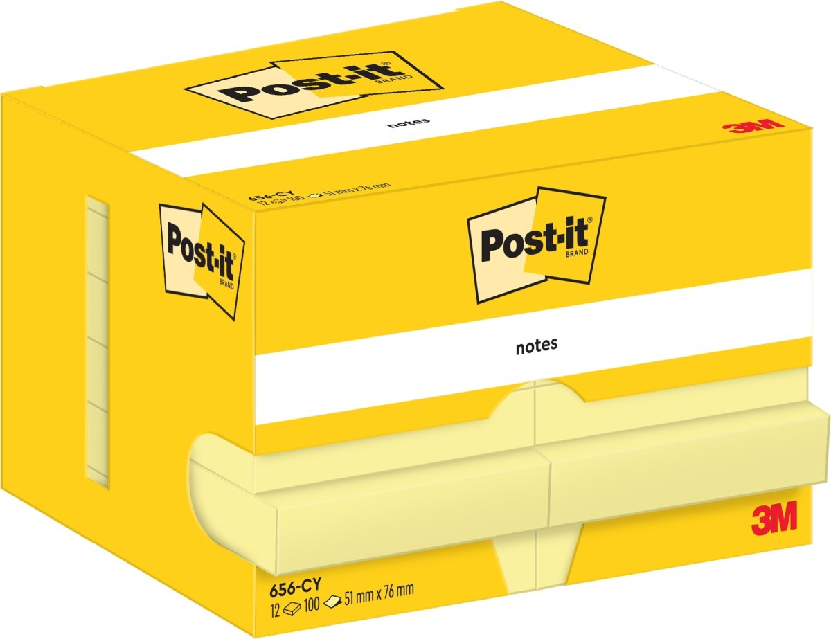 Post-it Notes | 76x51 mm | Gul