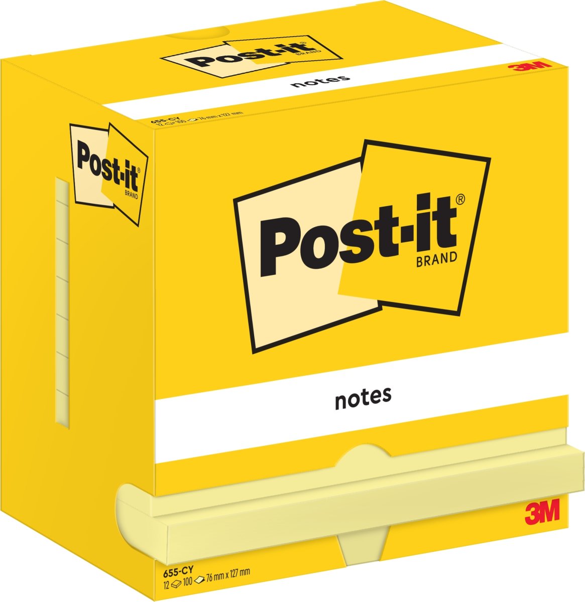 Post-it Notes | 76x127 mm | Gul
