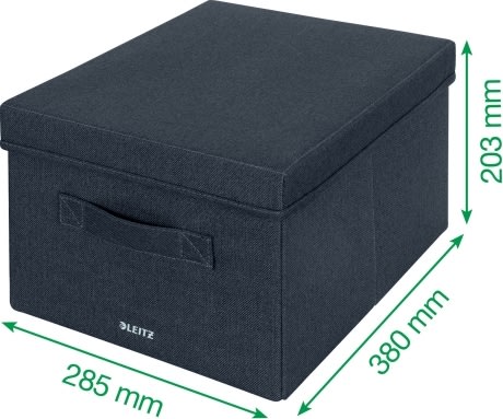 Leitz Opbevaringsboks i stof | Medium | 2 stk.