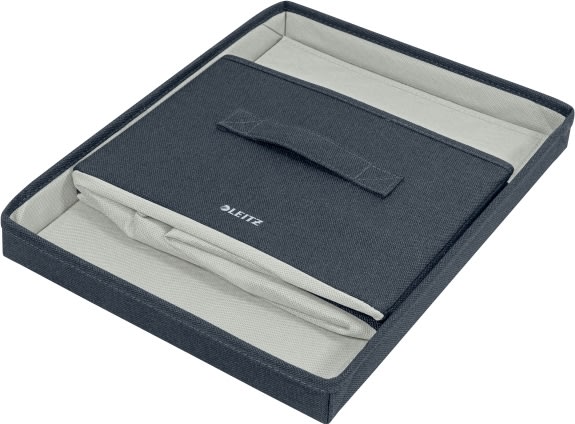 Leitz Opbevaringsboks i stof | Medium | 2 stk.