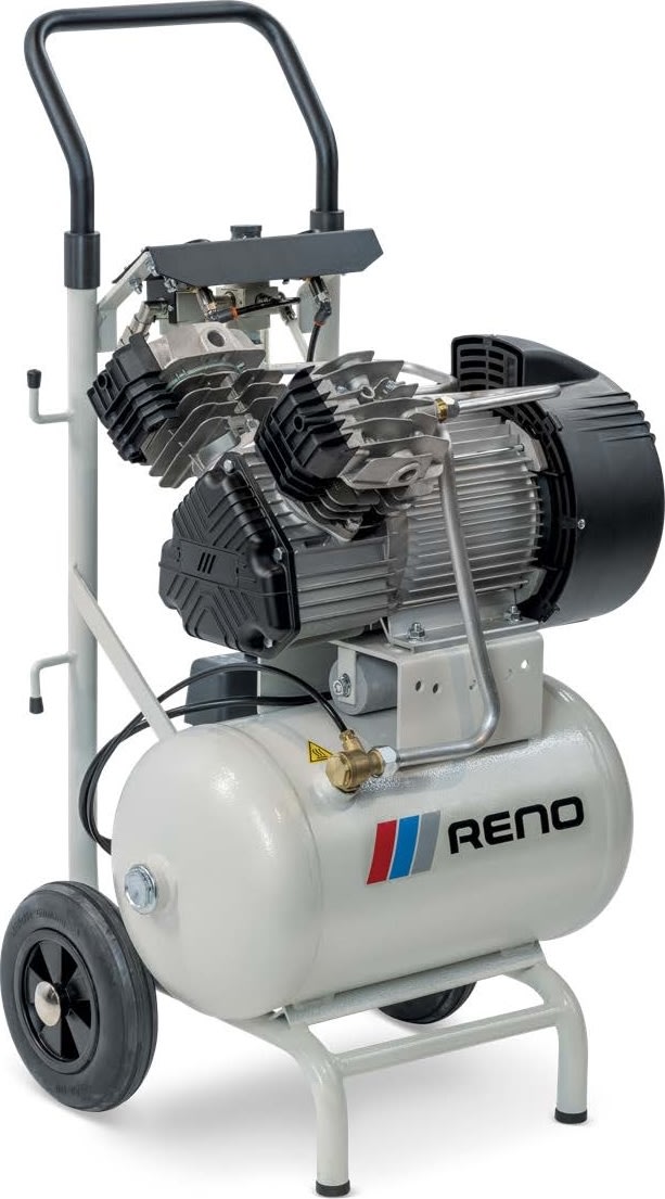 Reno oliefri mobil kompressor, 2x7,5 l beholder